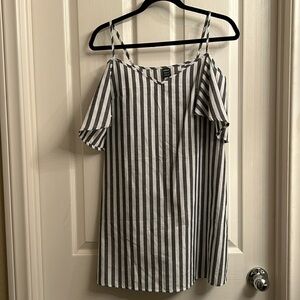 SHEIN Stripe Spaghetti Strap with flutter sleeve #81